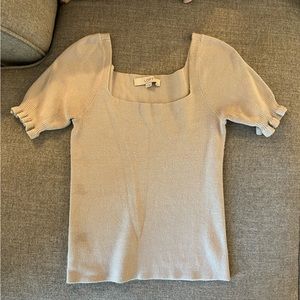 Loft ribbed blouse